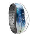 Bright Water Color Painted Feather - Decal Skin Wrap Kit for the Disney Magic Band