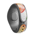 Bright Water Color Painted Feather - Decal Skin Wrap Kit for the Disney Magic Band