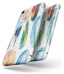 Bright Water Color Painted Feather - Skin-kit for the iPhone 8 or 8 Plus