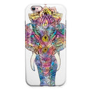 Bright Watercolor Ethnic Elephant iPhone 6/6s or 6/6s Plus 2-Piece Hybrid INK-Fuzed Case