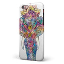 Bright Watercolor Ethnic Elephant iPhone 6/6s or 6/6s Plus 2-Piece Hybrid INK-Fuzed Case