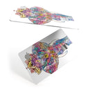 Bright Watercolor Ethnic Elephant - Premium Protective Decal Skin-Kit for the Apple Credit Card