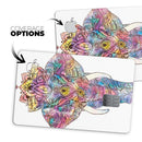 Bright Watercolor Ethnic Elephant - Premium Protective Decal Skin-Kit for the Apple Credit Card