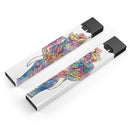 Bright Watercolor Ethnic Elephant - Premium Decal Protective Skin-Wrap Sticker compatible with the Juul Labs vaping device