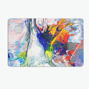Bright White and Primary Color Paint Explosion - Premium Protective Decal Skin-Kit for the Apple Credit Card