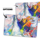 Bright White and Primary Color Paint Explosion - Premium Protective Decal Skin-Kit for the Apple Credit Card