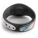 Bright White and Primary Color Paint Explosion - Decal Skin Wrap Kit for the Disney Magic Band