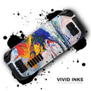 Bright White and Primary Color Paint Explosion // Vinyl Skin Wrap for Steam Deck OLED & Steam Deck (LCD) — Soft Matte or Ultra Gloss