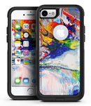 Bright White and Primary Color Paint Explosion - iPhone 7 or 8 OtterBox Case & Skin Kits