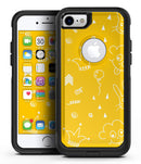 Bright Yellow Jester hat with Balloons - iPhone 7 or 7 Plus Commuter Case Skin Kit