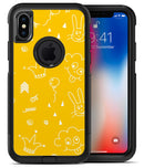 Bright Yellow Jester hat with Balloons - iPhone X OtterBox Case & Skin Kits
