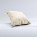 Bright Yellow Orbs of Light ink-Fuzed Decorative Throw Pillow
