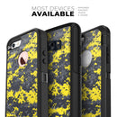 Bright Yellow and Gray Digital Camouflage - Skin Kit for the iPhone OtterBox Cases