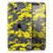 Bright Yellow and Gray Digital Camouflage - Skin-Kit compatible with the Apple iPhone 13, 13 Pro Max, 13 Mini, 13 Pro, iPhone 12, iPhone 11 (All iPhones Available)