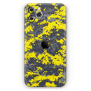 Bright Yellow and Gray Digital Camouflage  - Protective Skin Wrap & Decal – Compatible with iPhone SE to iPhone 17 Pro Max (All Models)
