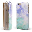 Bright v3 Absorbed Watercolor Texture iPhone 6/6s or 6/6s Plus 2-Piece Hybrid INK-Fuzed Case