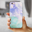 Bright v3 Absorbed Watercolor Texture iPhone 6/6s or 6/6s Plus 2-Piece Hybrid INK-Fuzed Case