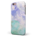Bright v3 Absorbed Watercolor Texture iPhone 6/6s or 6/6s Plus 2-Piece Hybrid INK-Fuzed Case