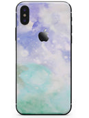 Bright v3 Absorbed Watercolor Texture - iPhone X Skin-Kit