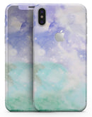 Bright v3 Absorbed Watercolor Texture - iPhone X Skin-Kit