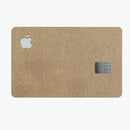 Brown Cork Surface - Premium Protective Decal Skin-Kit for the Apple Credit Card