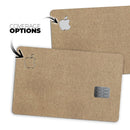 Brown Cork Surface - Premium Protective Decal Skin-Kit for the Apple Credit Card