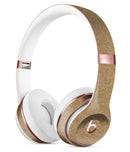 Brown Cork Surface Full-Body Skin Kit for the Beats by Dre Solo 3 Wireless Headphones