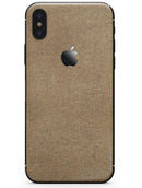 Brown Cork Surface - iPhone X Skin-Kit
