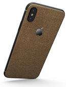 Brown Cork Surface - iPhone X Skin-Kit