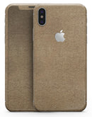 Brown Cork Surface - iPhone X Skin-Kit
