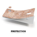 Brown Damask v2 Watercolor Pattern - Premium Protective Decal Skin-Kit for the Apple Credit Card