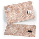 Brown Damask v2 Watercolor Pattern - Premium Protective Decal Skin-Kit for the Apple Credit Card