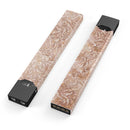 Brown Damask v2 Watercolor Pattern - Premium Decal Protective Skin-Wrap Sticker compatible with the Juul Labs vaping device