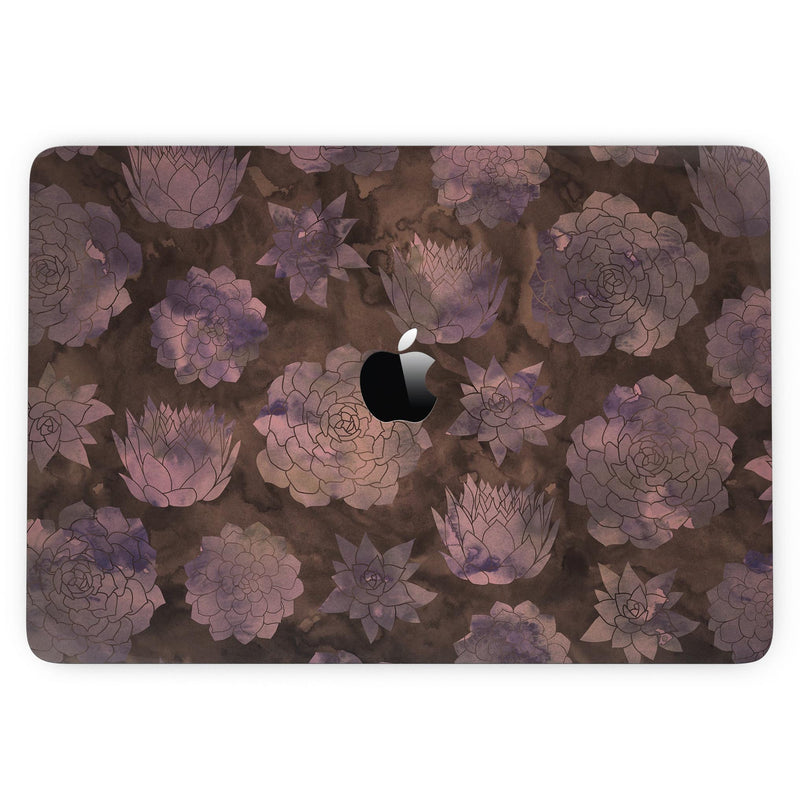 MacBook Pro with Touch Bar Skin Kit - Brown_Floral_Succulents-MacBook_13_Touch_V3.jpg?