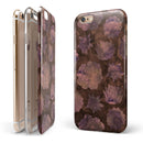 Brown Floral Succulents iPhone 6/6s or 6/6s Plus 2-Piece Hybrid INK-Fuzed Case