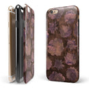 Brown Floral Succulents iPhone 6/6s or 6/6s Plus 2-Piece Hybrid INK-Fuzed Case