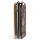 Brown Floral Succulents iPhone 6/6s or 6/6s Plus 2-Piece Hybrid INK-Fuzed Case