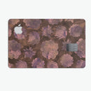 Brown Floral Succulents - Premium Protective Decal Skin-Kit for the Apple Credit Card