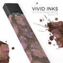 Brown Floral Succulents - Premium Decal Protective Skin-Wrap Sticker compatible with the Juul Labs vaping device