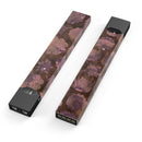 Brown Floral Succulents - Premium Decal Protective Skin-Wrap Sticker compatible with the Juul Labs vaping device