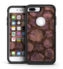Brown Floral Succulents - iPhone 7 or 7 Plus Commuter Case Skin Kit