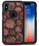 Brown Floral Succulents - iPhone X OtterBox Case & Skin Kits