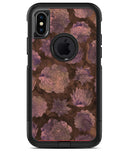 Brown Floral Succulents - iPhone X OtterBox Case & Skin Kits