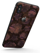 Brown Floral Succulents - iPhone X Skin-Kit