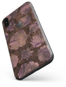 Brown Floral Succulents - iPhone X Skin-Kit