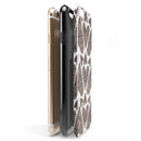 Brown Pebble Hearts iPhone 6/6s or 6/6s Plus 2-Piece Hybrid INK-Fuzed Case