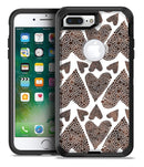 Brown Pebble Hearts - iPhone 7 Plus/8 Plus OtterBox Case & Skin Kits