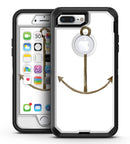 Brown Rusted Watercolored Anchor - iPhone 7 Plus/8 Plus OtterBox Case & Skin Kits