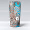 Brown_Surface_with_Blue_and_White_Whymsical_Floral_Pattern_-_Yeti_Rambler_Skin_Kit_-_20oz_-_V1.jpg