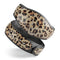Brown Vector Leopard Print - Decal Skin Wrap Kit for the Disney Magic Band